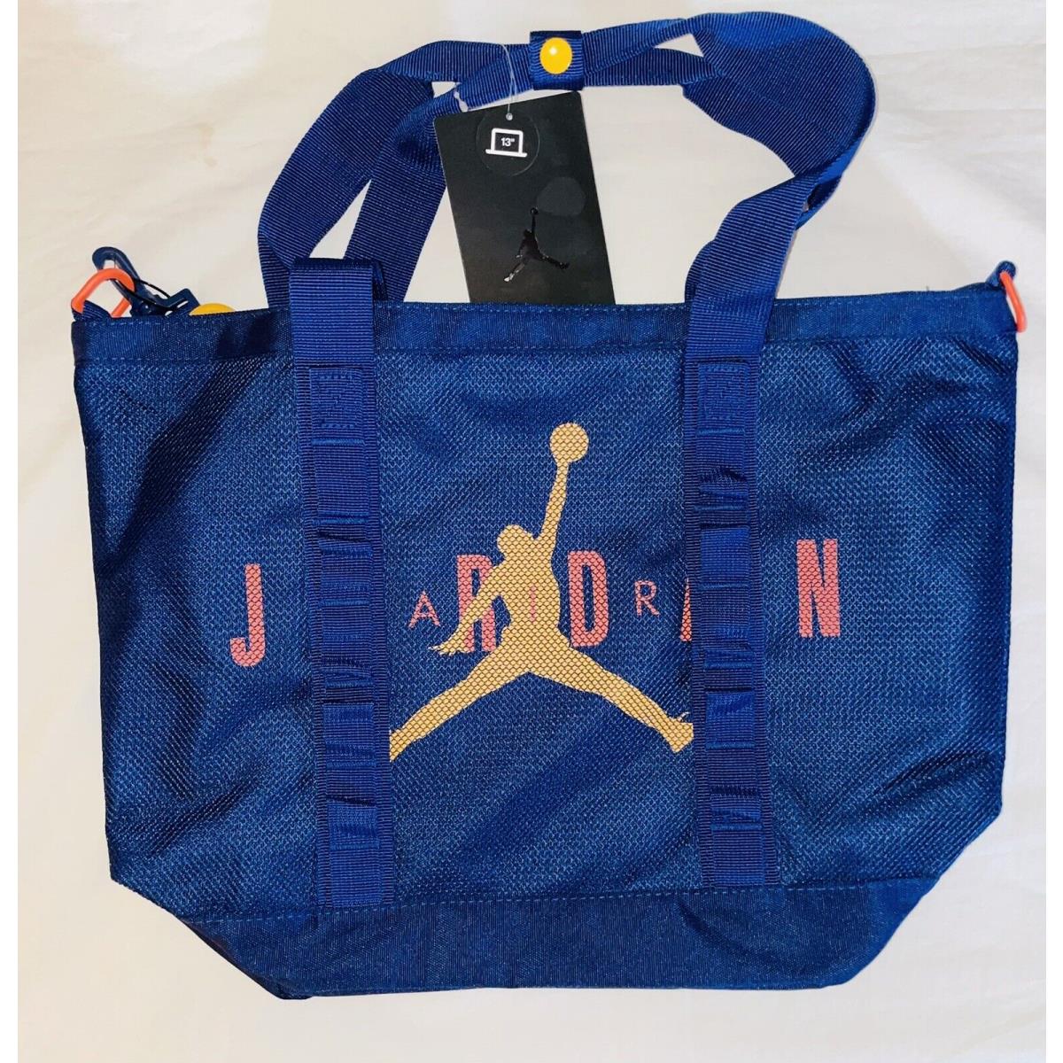 Nwt- Nike Air Jordan Tote Bag Travel Laptop Gym Color Blue Void