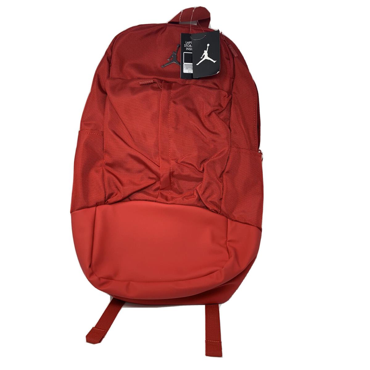 Nike Air Jordan Men`s Fluid Backpack Gym Red Sports School Travel Bag