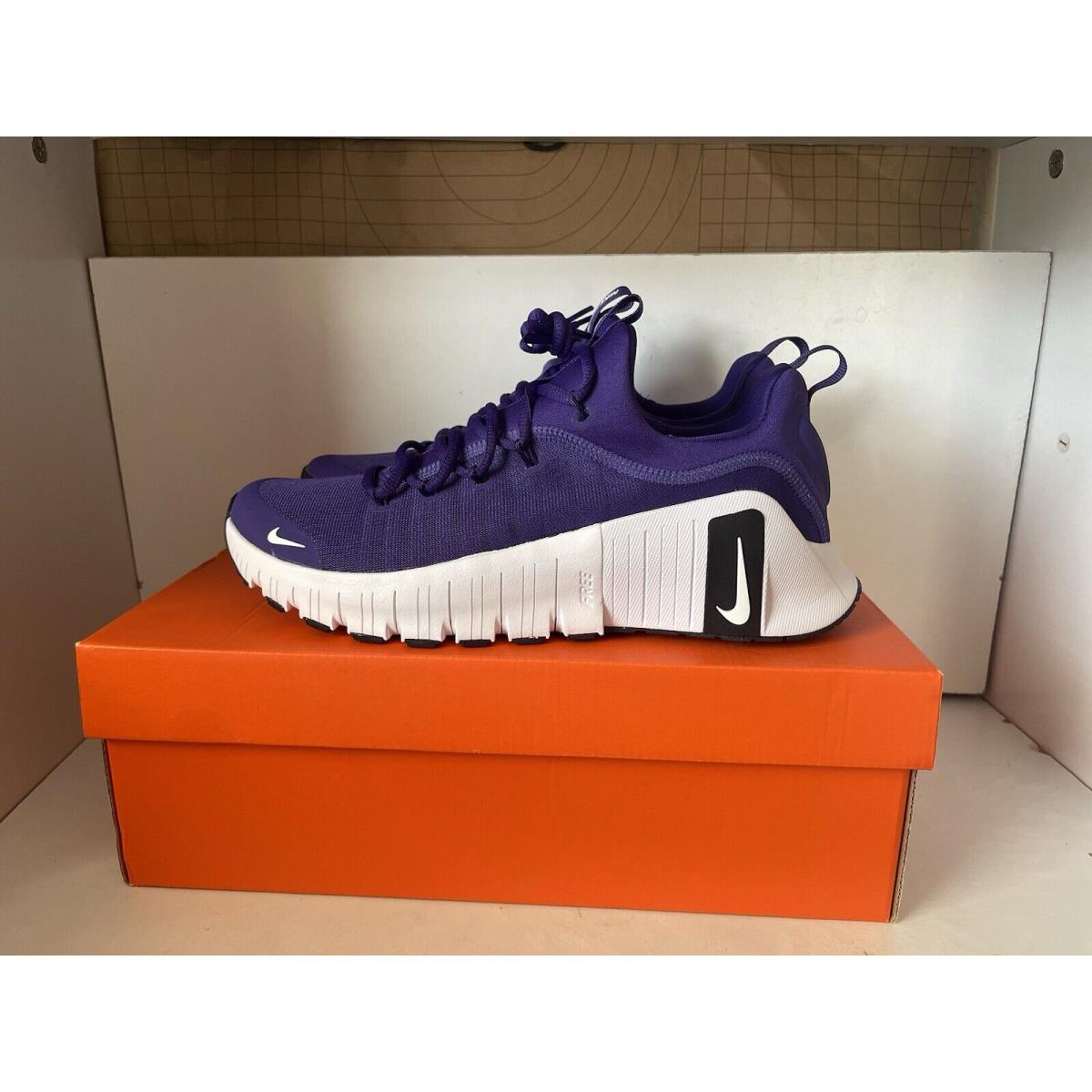 Sz 9.5 Nike Free Metcon 6 TB Workout Hit Crossfit Court Purple HM3754-500