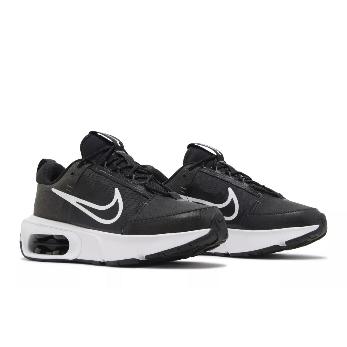 Nike Womens Air Max Intrlk Running Shoes Size 10 Box NO Lid DQ2904 001 - BLACK/WHITE ANTHRACITE