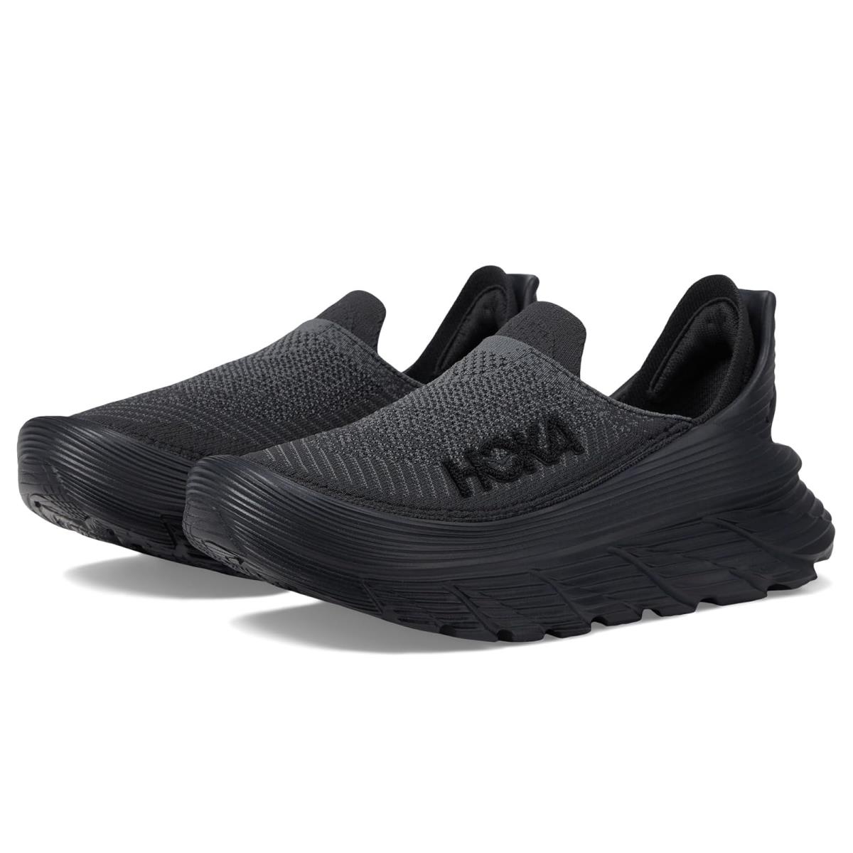 Unisex Sneakers Athletic Shoes Hoka Restore TC Black/Black