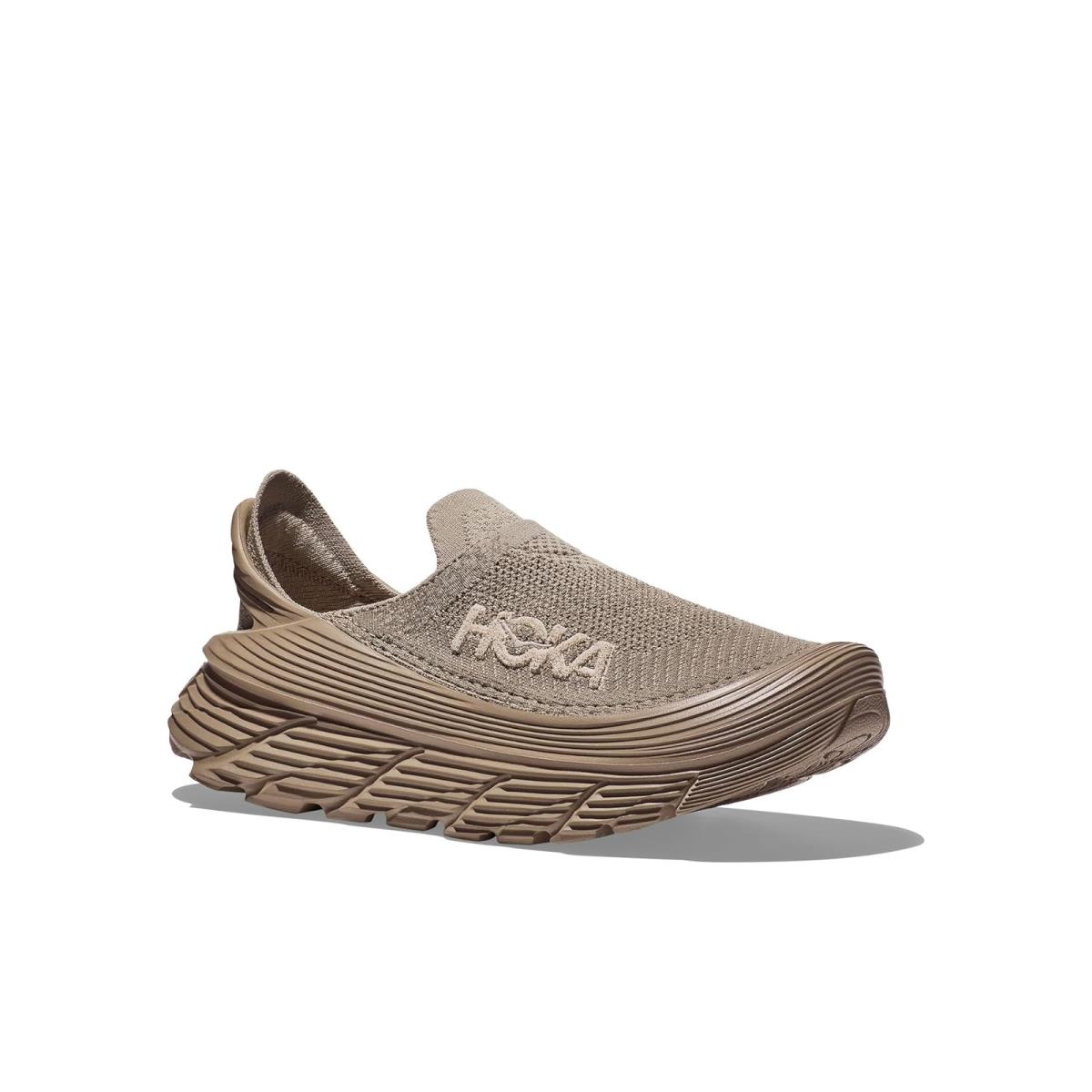 Unisex Sneakers Athletic Shoes Hoka Restore TC Dune/Oxford Tan