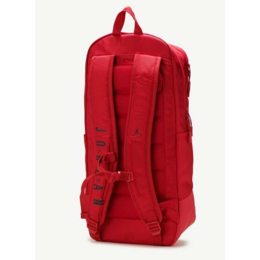 Nike Air Jordan Men`s Fluid Backpack Gym Red Sports School Travel Bag