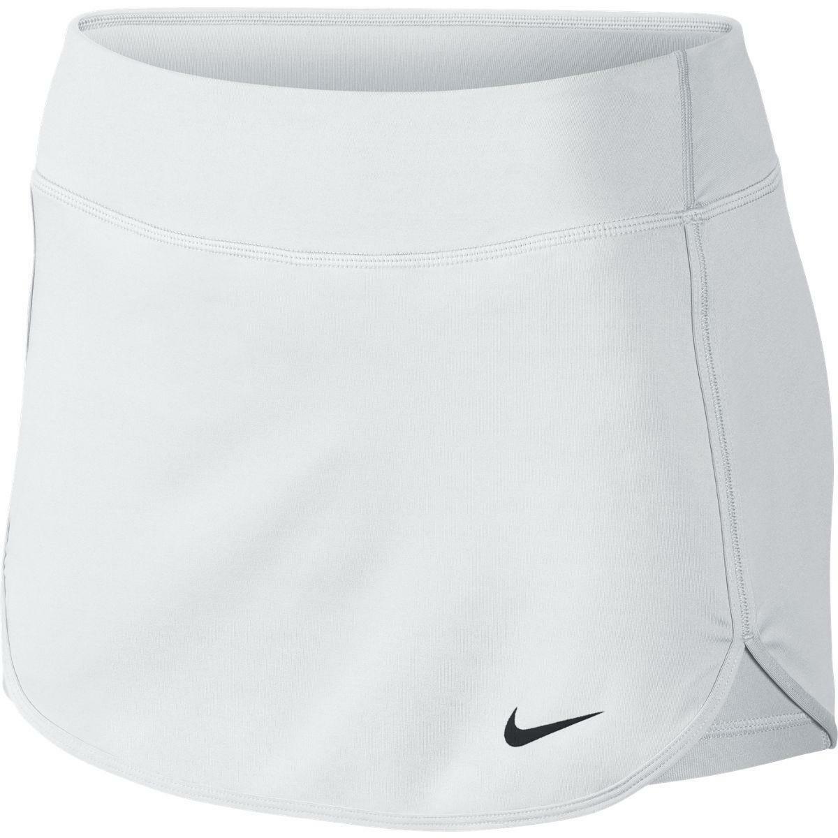 Nike L Women`s Dri-fit Straight Court Tennis/golf Skort-white 646167-100