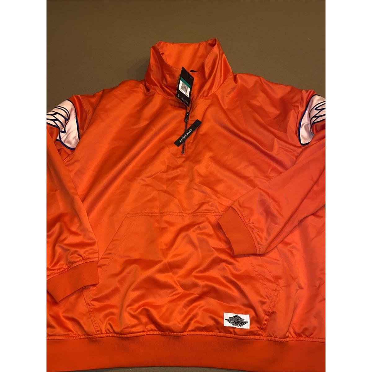 Jordan Wings Classic Pull-over Orange/blue Men`s Rare AO0406-891 XL