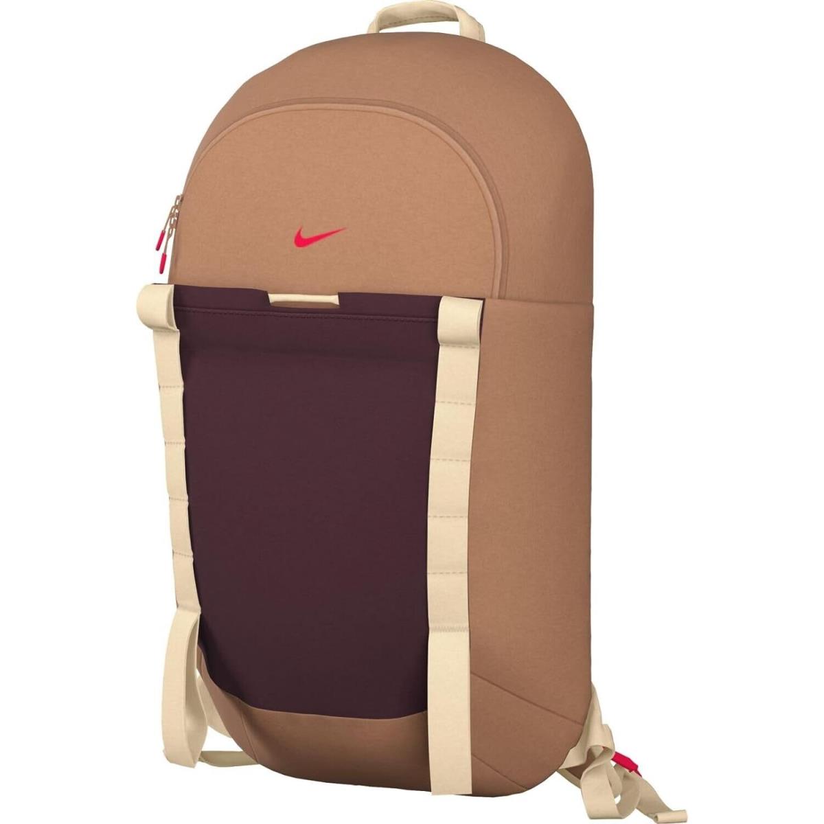 Nike Hike Backpack Large DJ9678-225 Brown Adult Unisex 12 W x 20 H x 8 D