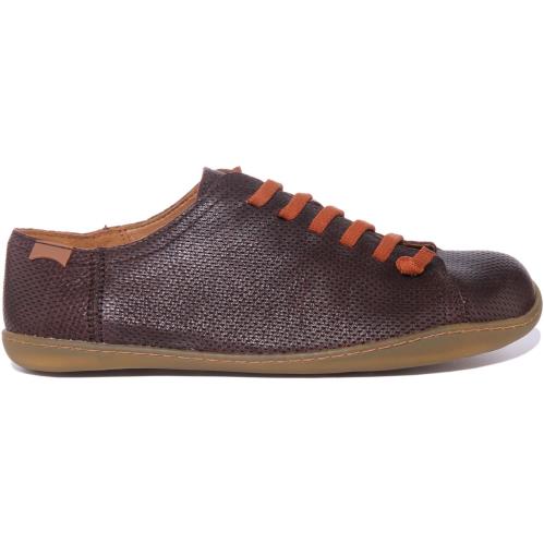 Camper Peu Cami Mens Elastic Laces Leather Shoes In Brown Size US 7 - 13 - BROWN