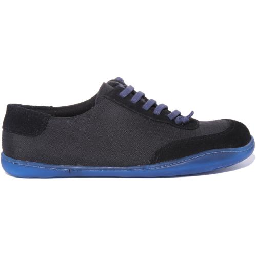 Camper Peu Cami Mens Recycled Pet Lace Up Shoes In Black Blue Size US 7 - 13 - BLACK BLUE