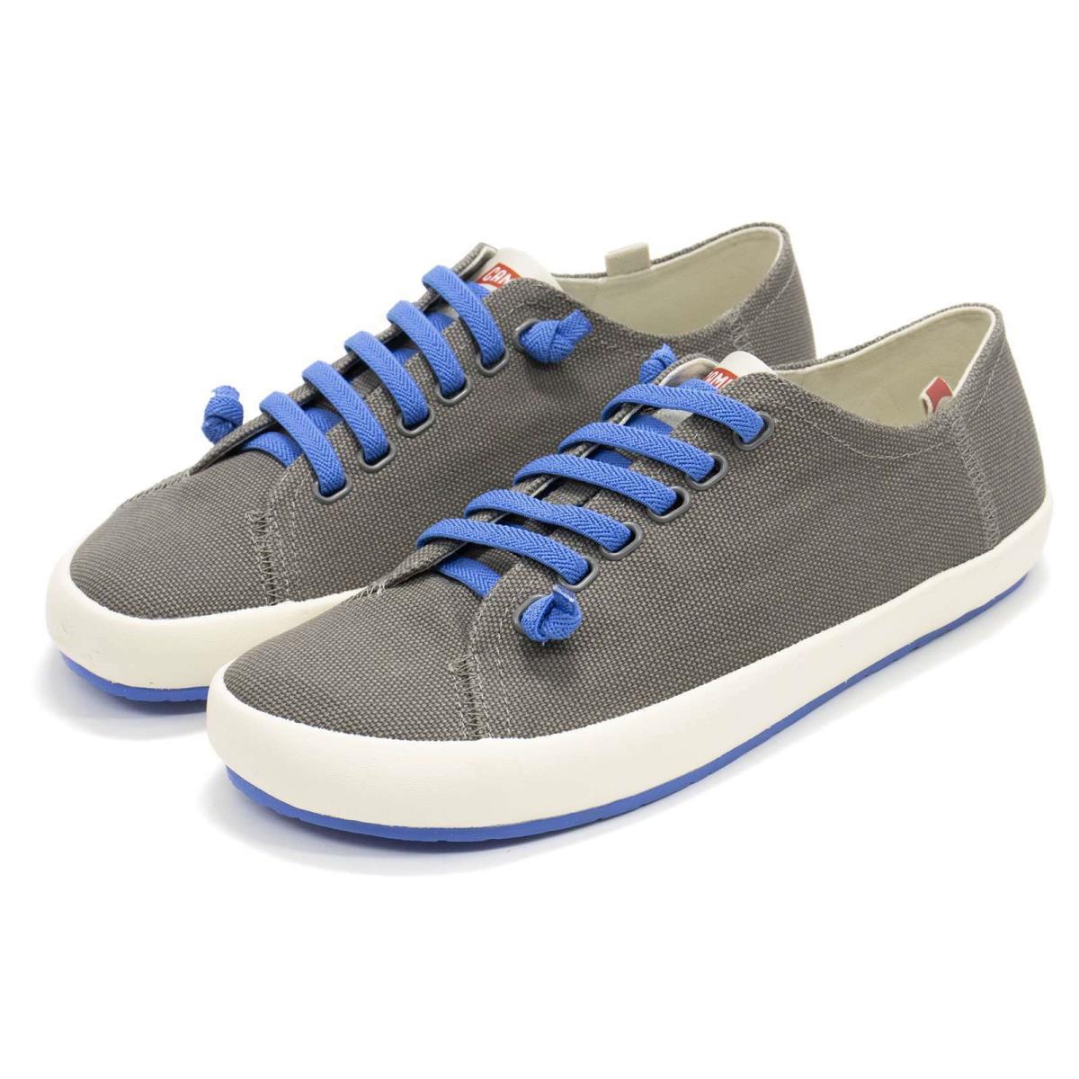 Camper Men`s Peu Rambla Classic Canvas Comfort Sneakers Casual Shoes Grey