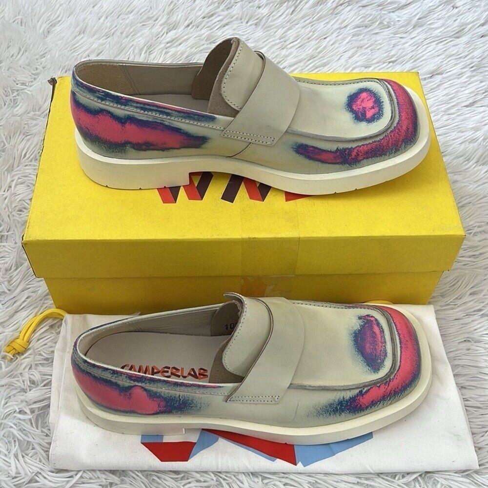 Camper Mil 1978 Men s Loafers Smudge Fax Mattress Crayon Multicolor Size 10