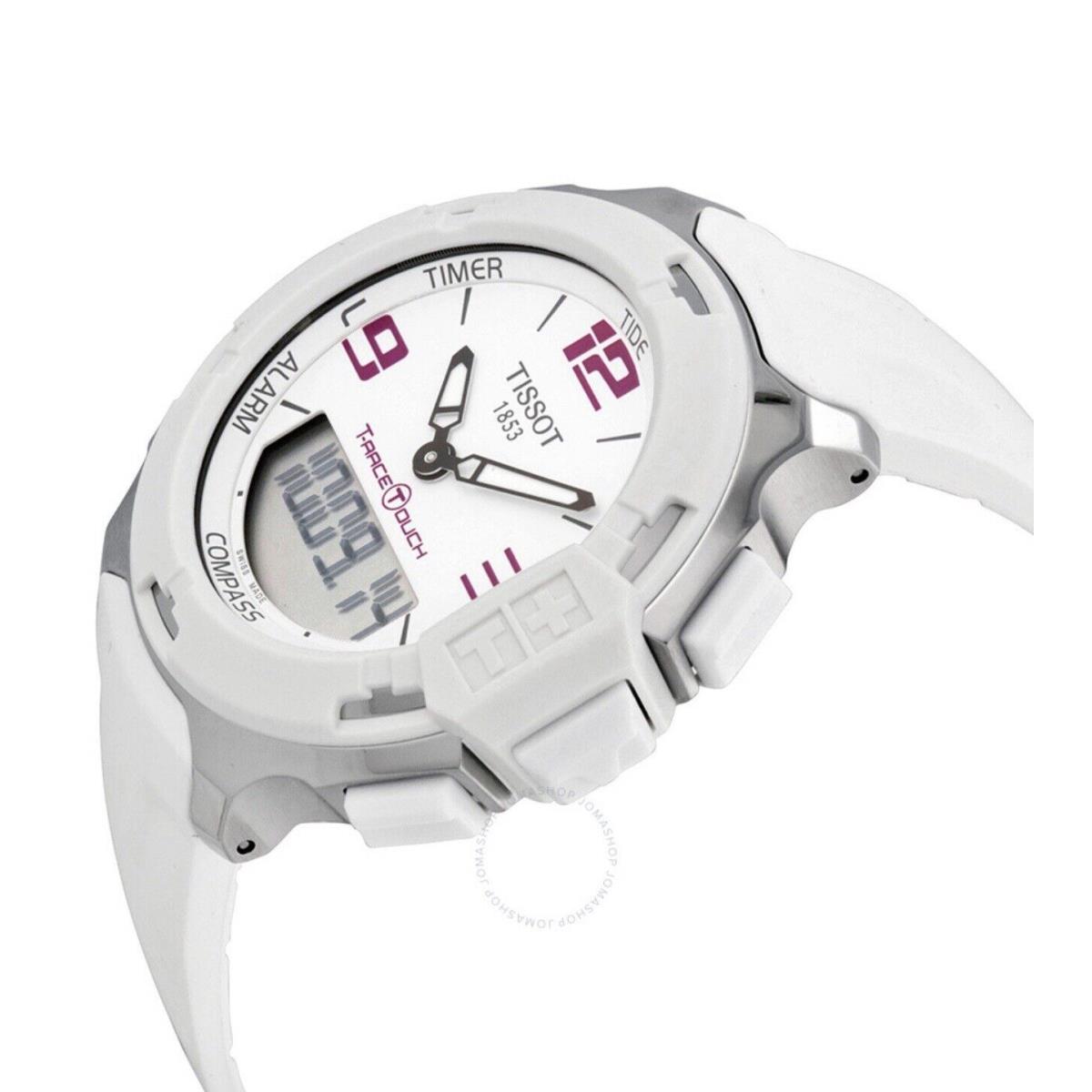 Tissot T-race Analog Digital White Rubber Unisex Watch T0814201701700