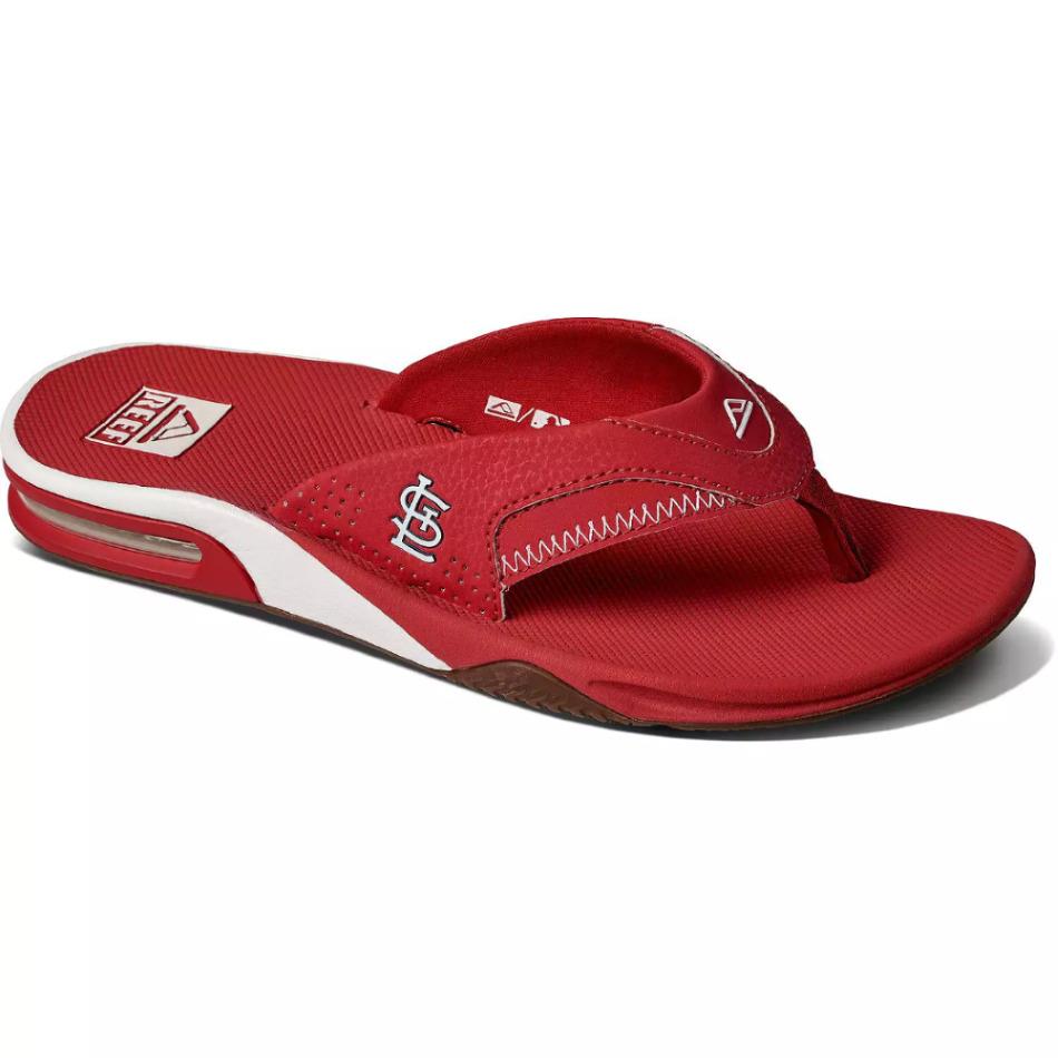 Reef Men`s Fanning Flip Flop Sandal ST Louis Cardinals BCI769 Retro Court BCI874