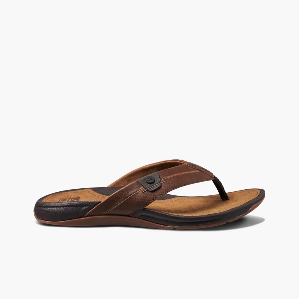 Reef Men`s San Onofre Flip Flops Thong Sandals sz 9 M Brown / Tan BCI8405