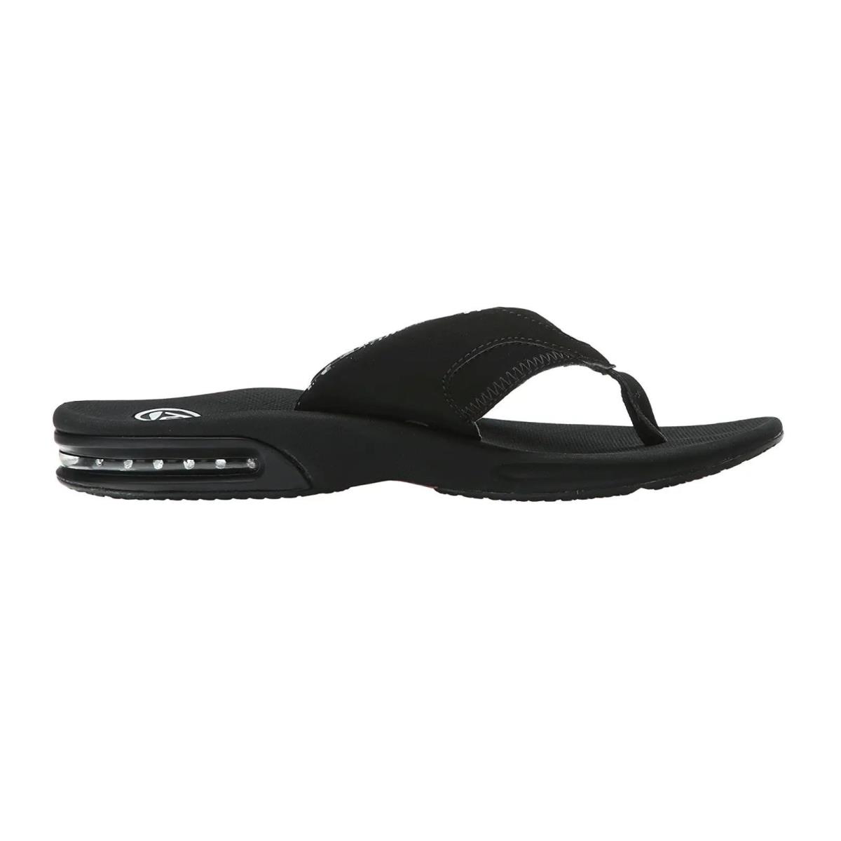 Woman Reef Fanning Flip Flop Sandal Water Friendly RF1626 Color Black