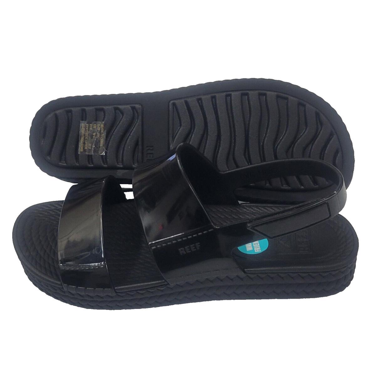 Reef Womens Water Vista Black Shine 7