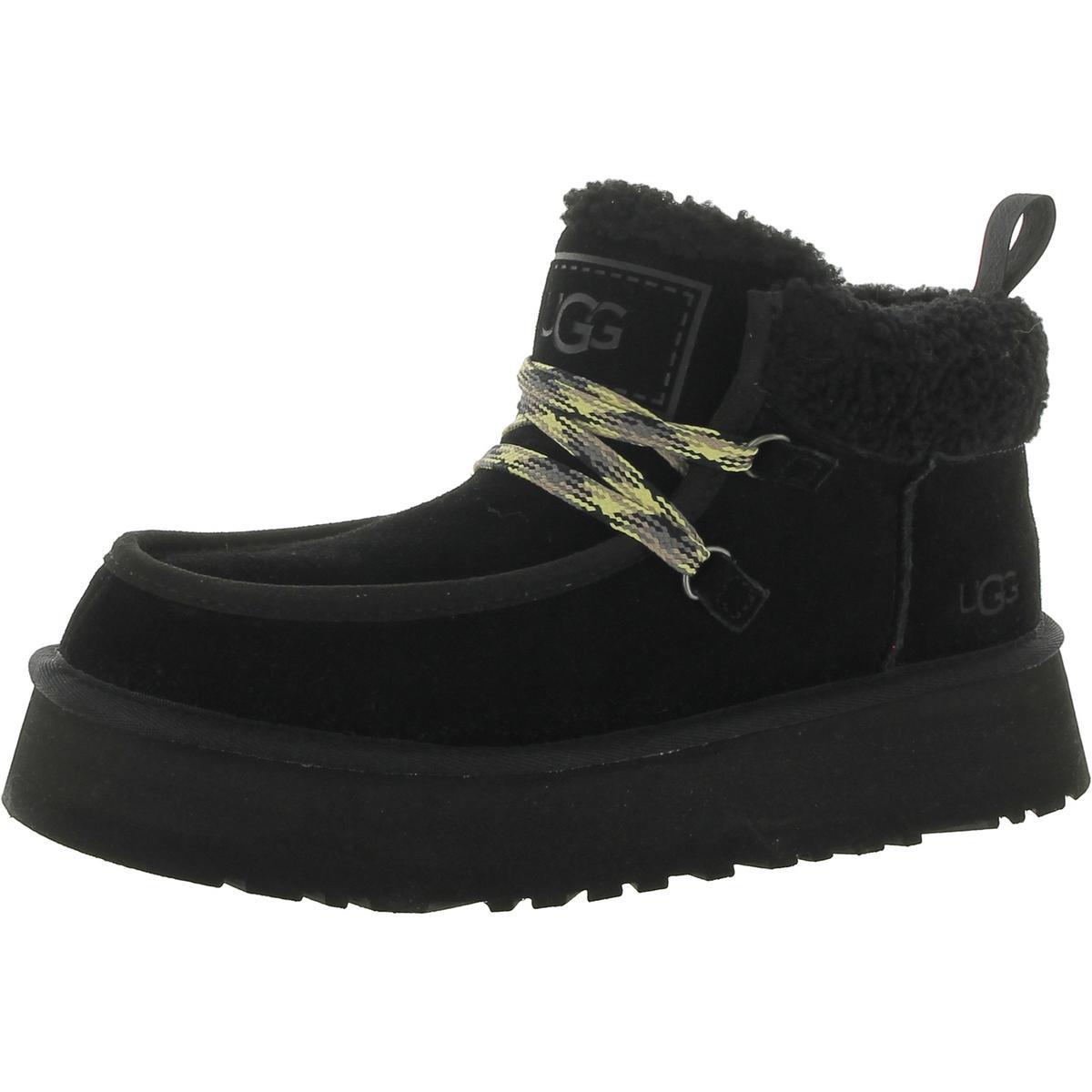 Ugg Womens Suede Cozy Wool Blend Winter Snow Boots Shoes Bhfo 4442 Black