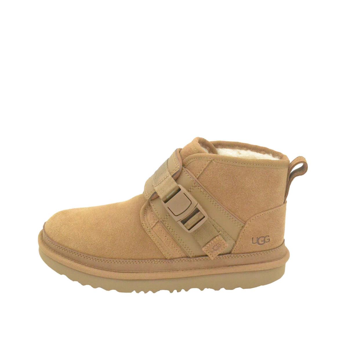 Ugg Kid`s Neumel Snapback 1130757K Chestnut Casual Suede Boots