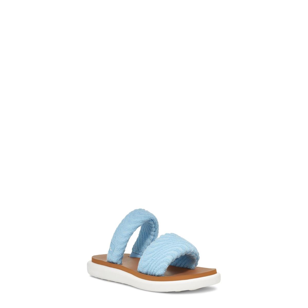 Woman`s Sandals Koolaburra by Ugg Alane Terry Slide Clear Sky