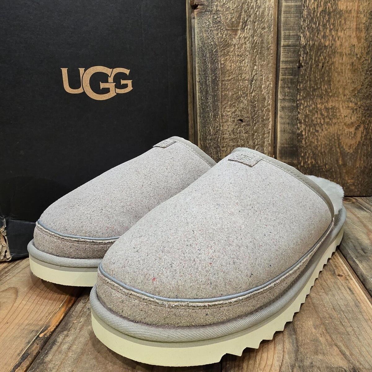 Ugg Mens Scuff Cali Wave Slipper Shoes Pumice Suede Sheepskin Wool US 12 / EU 45