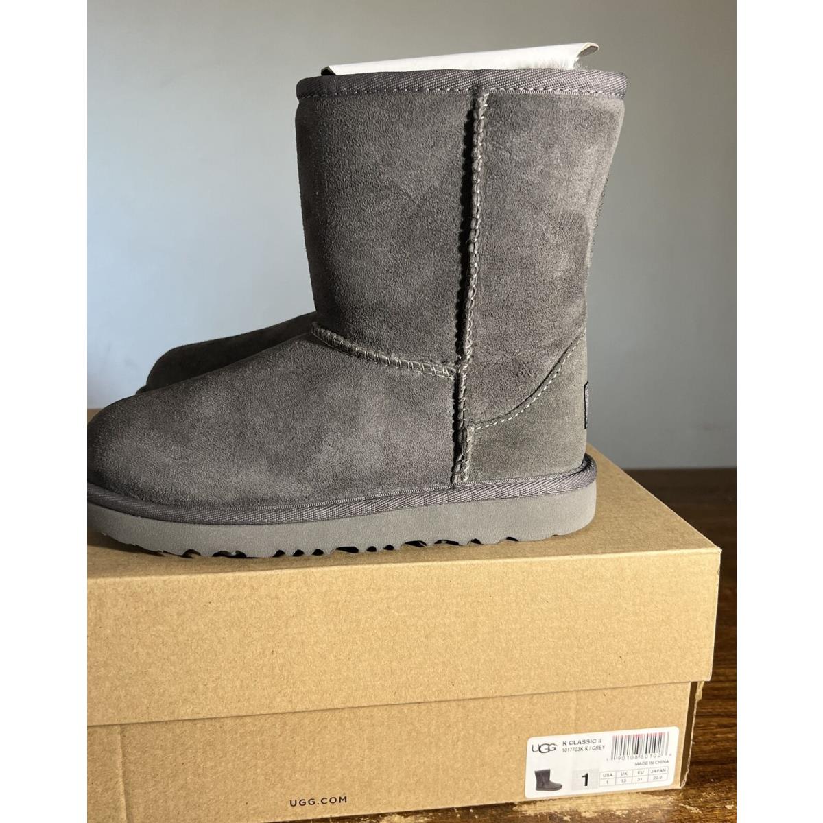 Ugg Kids Classic II 1017703K Grey Size 1 Boots