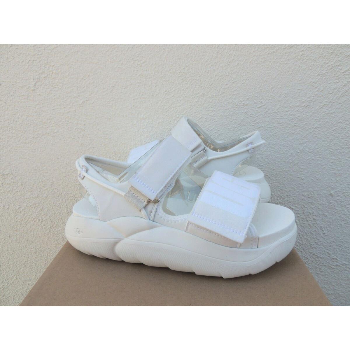 Ugg White LA Cloud Strap Platform Sneaker Sandals Women US 8.5/ Eur 39.5