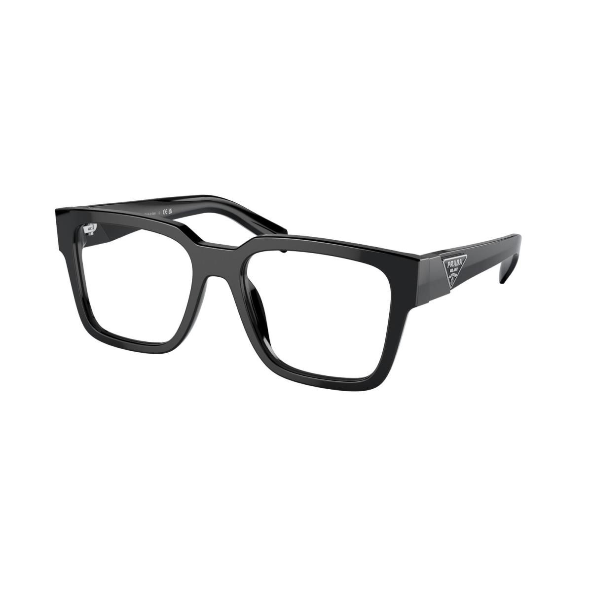 Prada 08ZV Eyeglasses 1AB1O1 Black