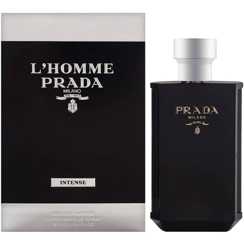 Men L`homme Prada Intense Eau DE Parfum Spray 3.3 Oz / 3.4 Oz