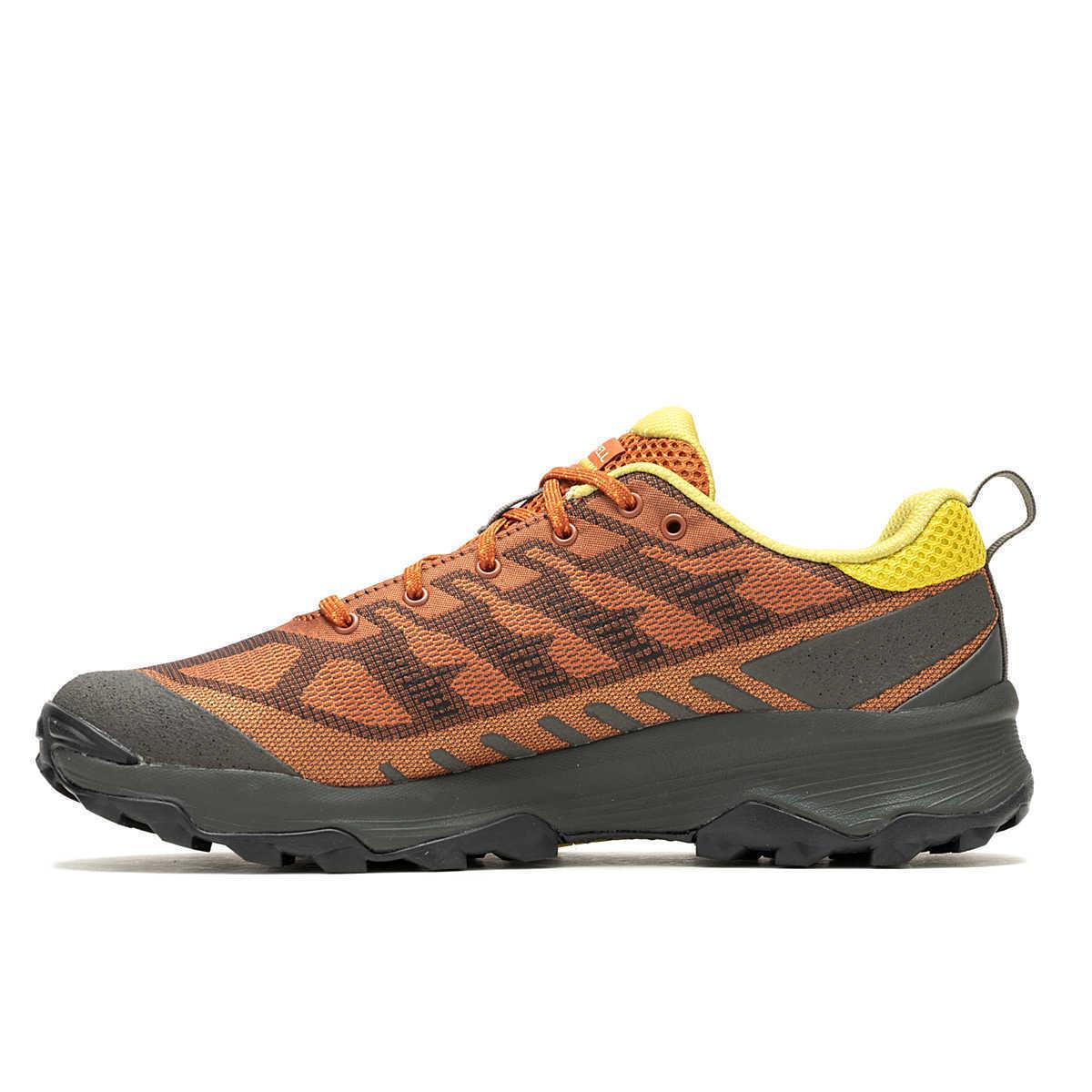 Mens Merrell Speed Eco Melon Clay Mesh Hiking Shoes - Orange