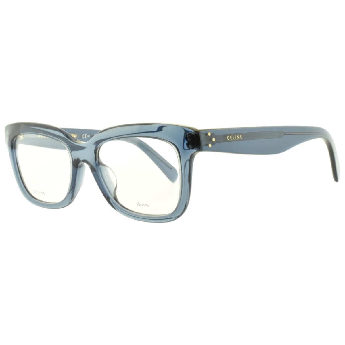 Celine CL 41390/F Bmp Transp Blue Rectangle Full Rim Womens Optical Frame