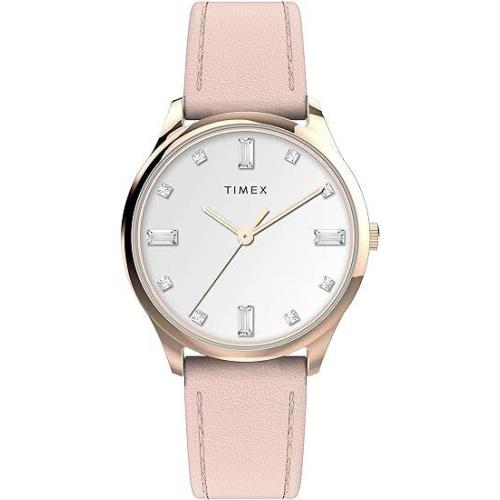 Timex Easy Reader Leather Womens Watch TW2V76600