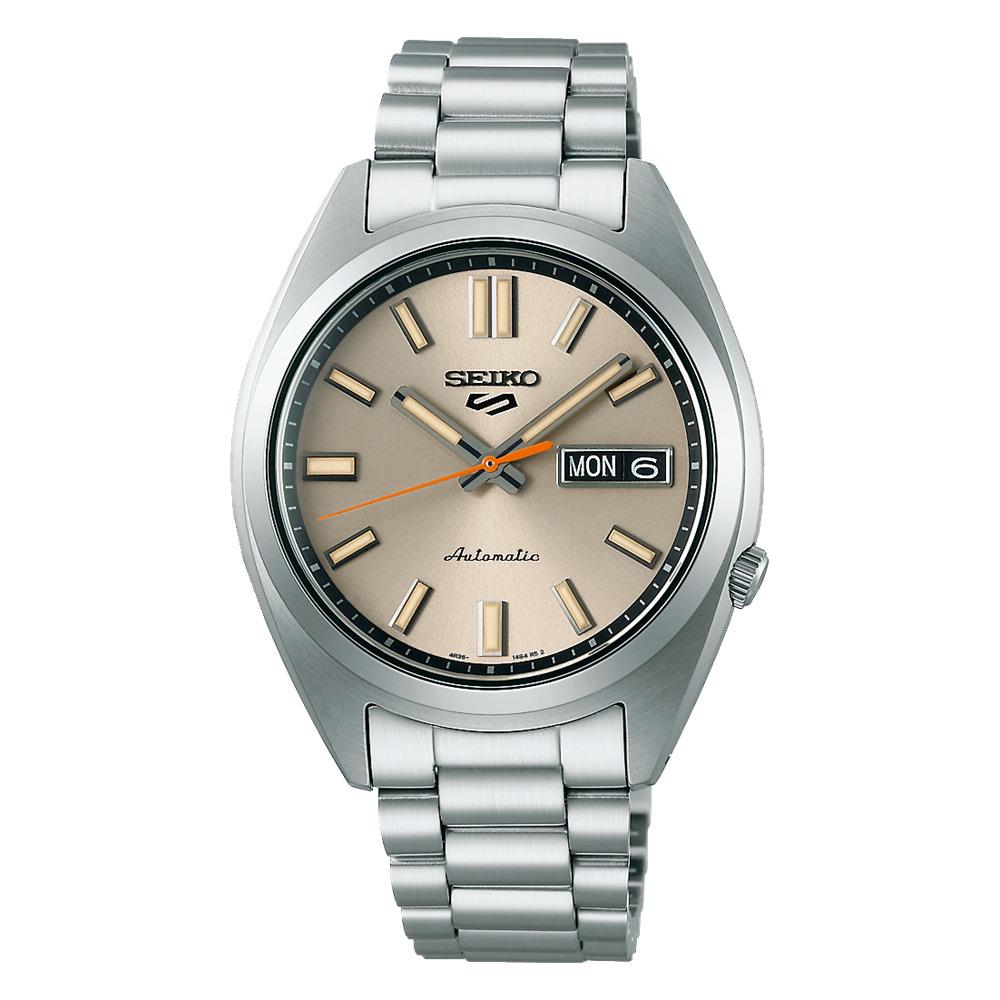 Seiko 5 Sports Snxs Series Automatic Men`s Watch Ivory