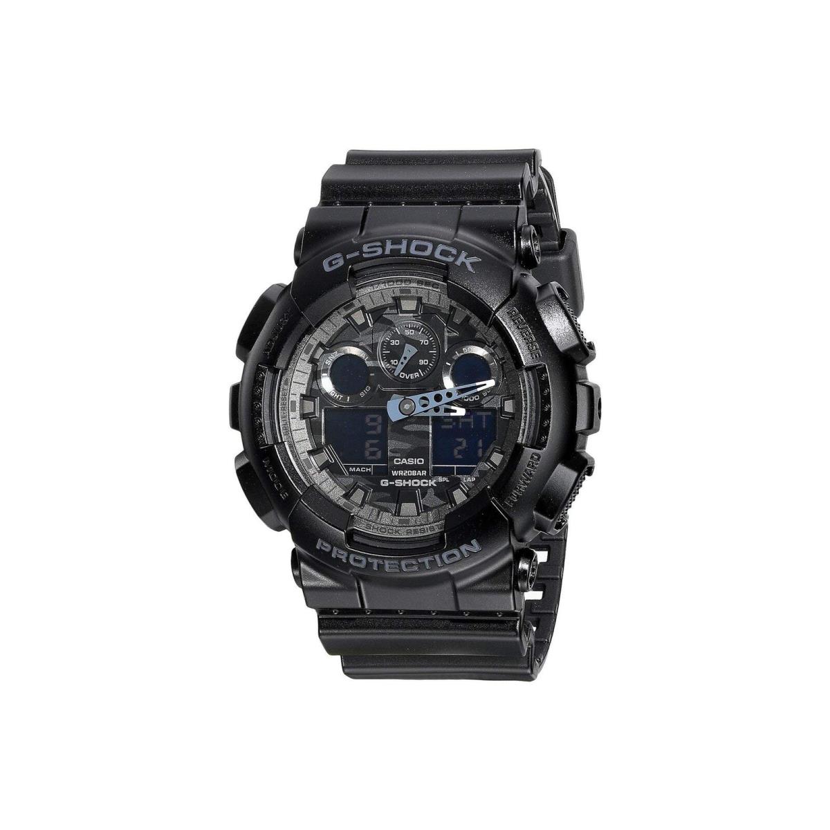 Casio Men`s G-shock Black/camo Dial GA-100CF-1ADR