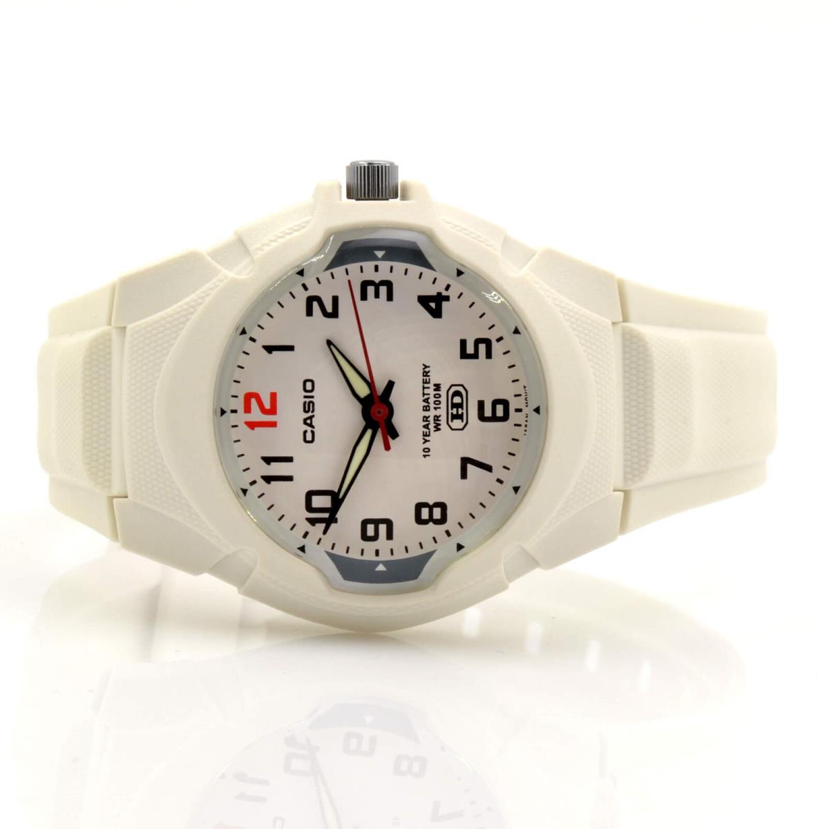 Casio LX600C-7B White Resin Case White Band Watch