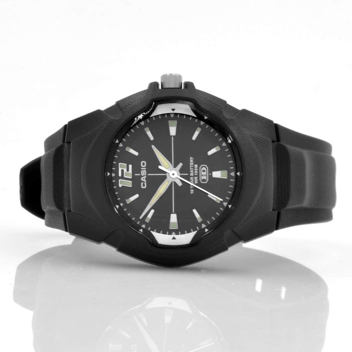 Casio LX-600E-1A Black Resin Case Black Band Watch