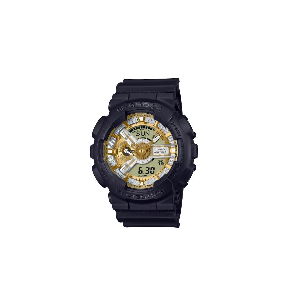 Casio G-shock Analog Digital GA-110 Series Gold Dial Watch GA110CD-1A9