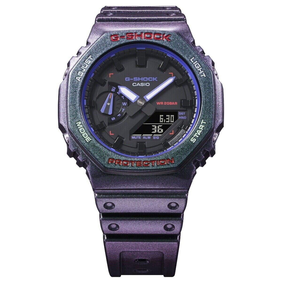 Casio G-shock Analog Digital Sports Quartz 200M Men`s Watch GA2100AH-6A