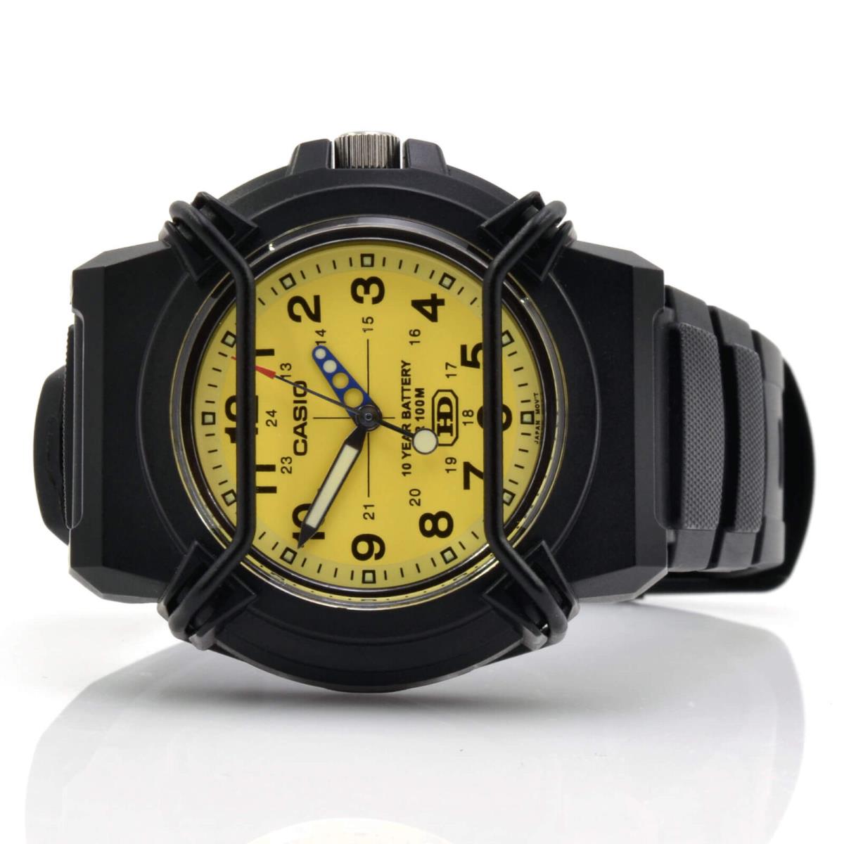 Casio HDA-600-9B Black Resin Case Black Band Watch