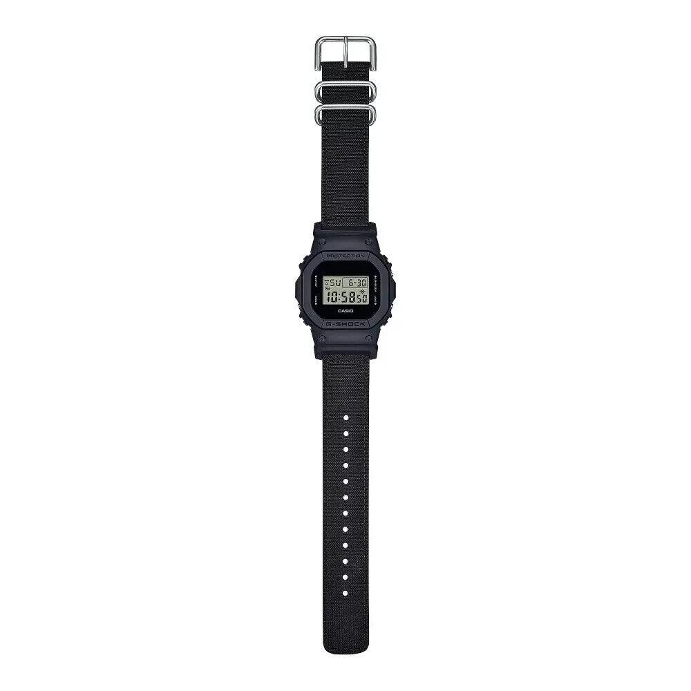 Casio G-shock DW5600BCE-1D Black Cordura Eco Fabric Band Digital Men Watch