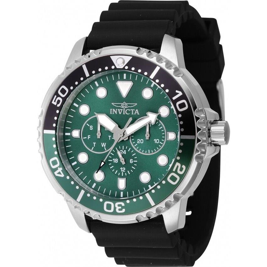 Invicta Pro Diver Gmt Quartz Green Dial Men`s Watch 47232