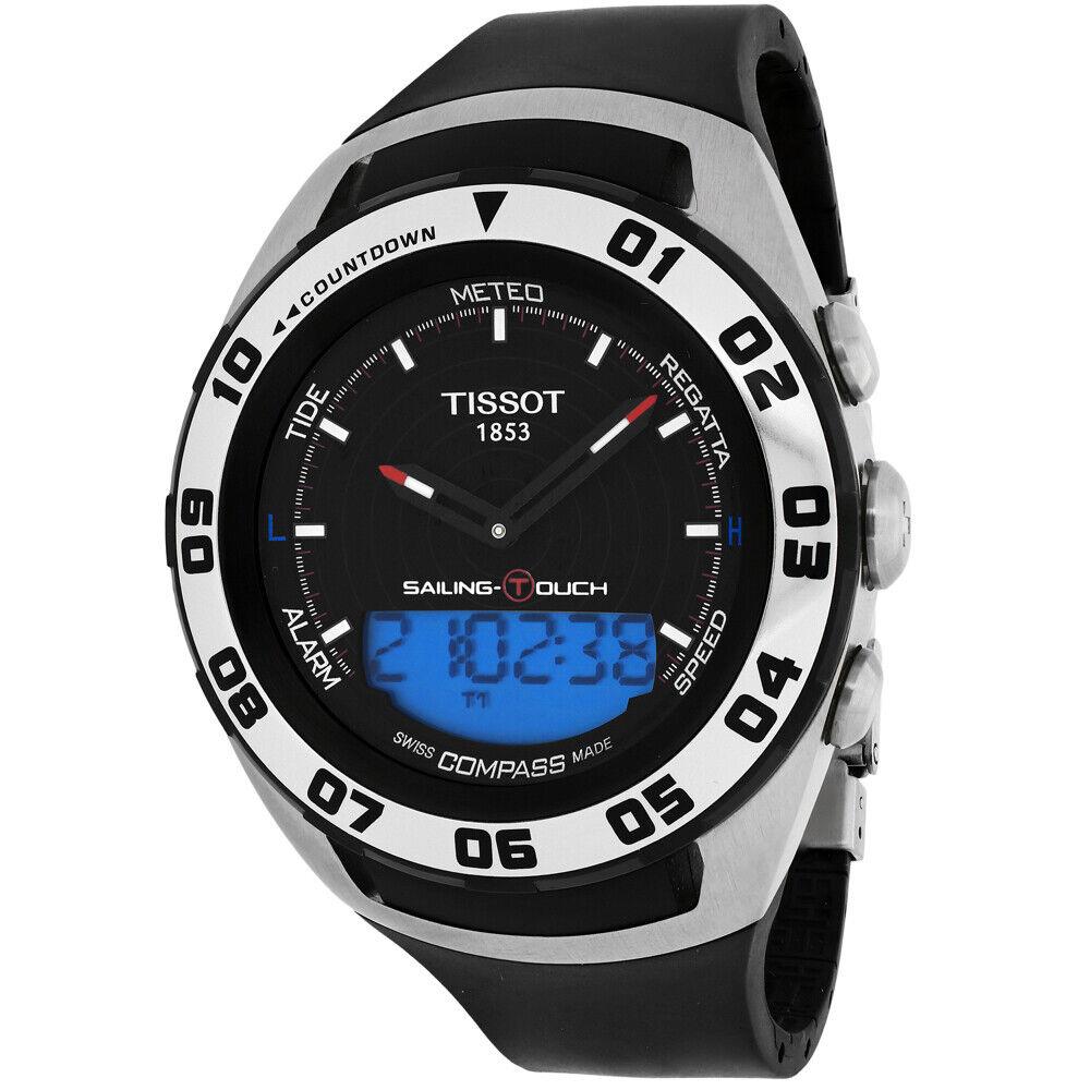 Tissot Men`s Sailing Black Dial Watch - T0564202705101