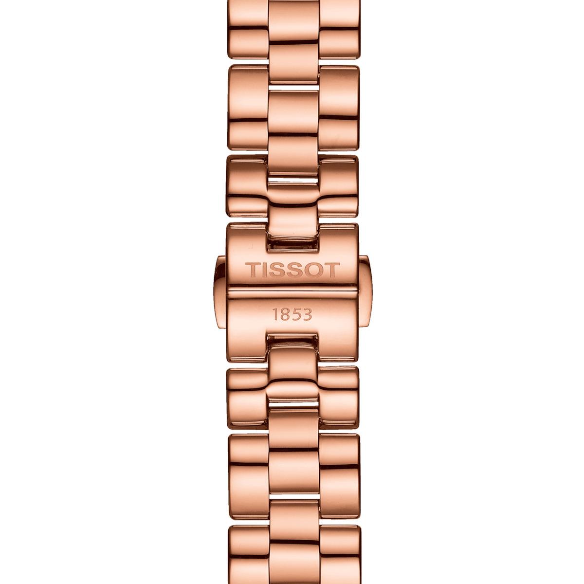 Tissot T-wave Women`s Rose Gold Mother of Pearl Watch T1122103311100