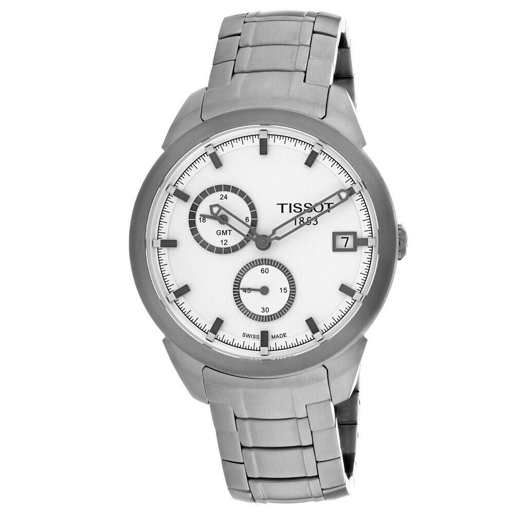 Tissot Men`s Titanium White Dial Watch - T0694394403100