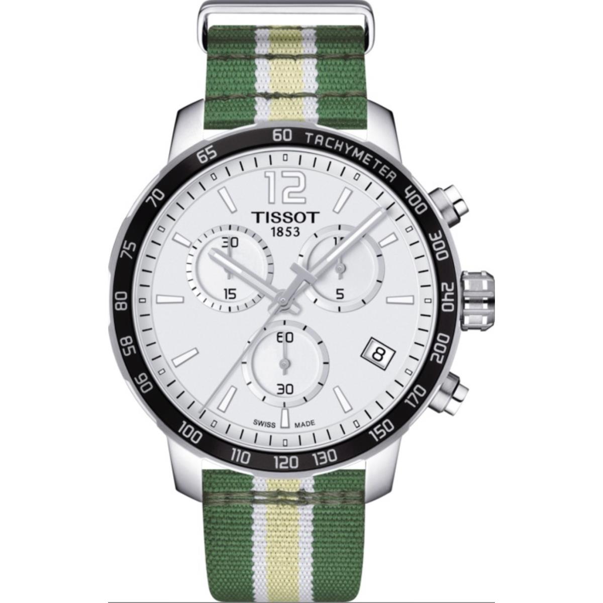 Tissot Quickster Chronograph Milwaukee Bucks 42mm Men`s Watch T0954171703724