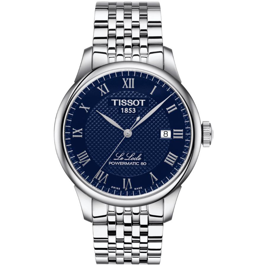 Tissot Le Locle Powermatic 80 Blue Dial Automatic Men`s Watch T0064071104300