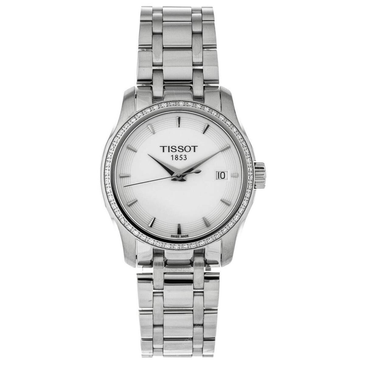 Tissot Women`s T-trend Couturier White Dial Watch - T0352106101100