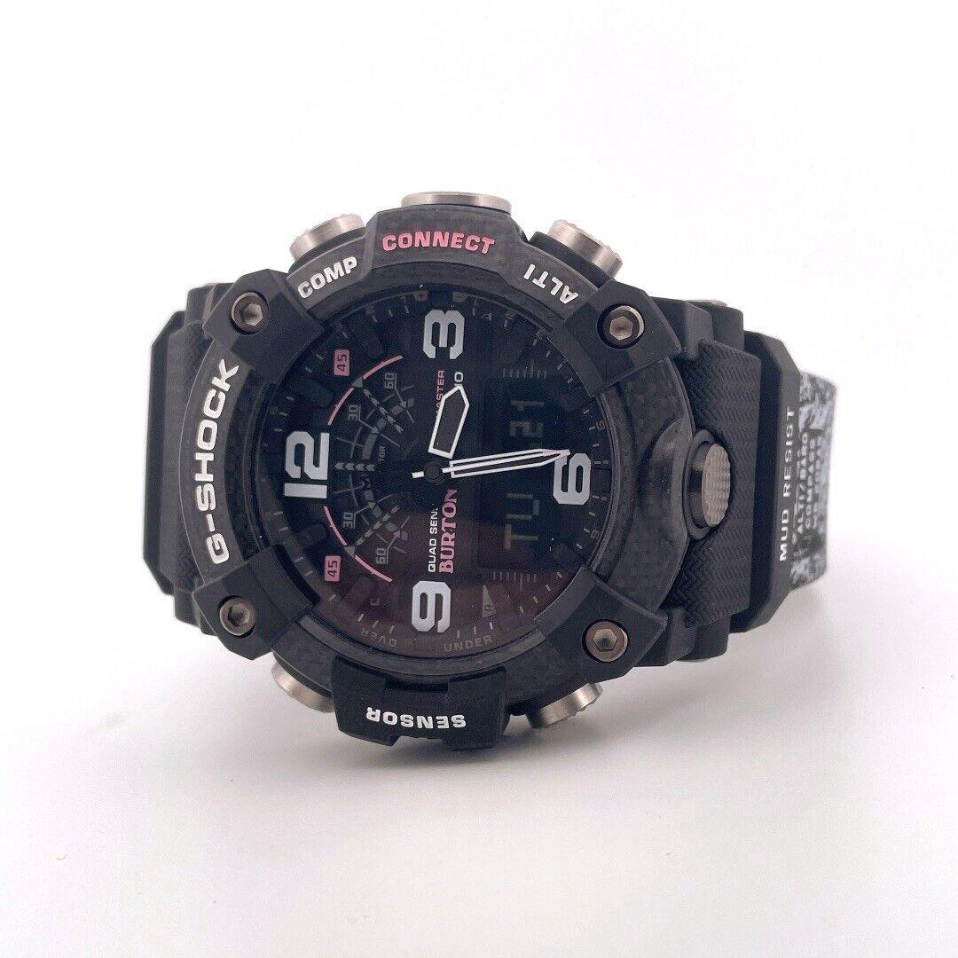 Casio G-shock GGB100BTN-1A Button Snowboards Mudmaster Carbon Watch