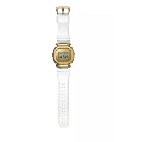 Casio G-shock Square Digital Gold Case Clear Resin GM-5600SG-9CR RA-44