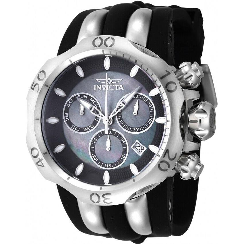 Invicta Venom Chronograph Date Quartz Black Dial Men`s Watch 46465