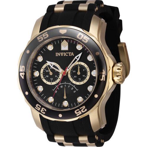 Invicta Men`s 46964 Pro Diver Quartz Chronograph Black Dial Watch