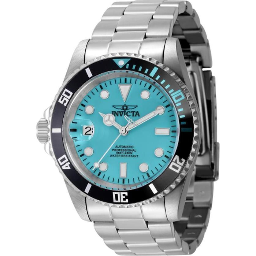 Invicta Teal 44045 Pro Diver Automatic 3 Hand Turquoise Men Dial Watch